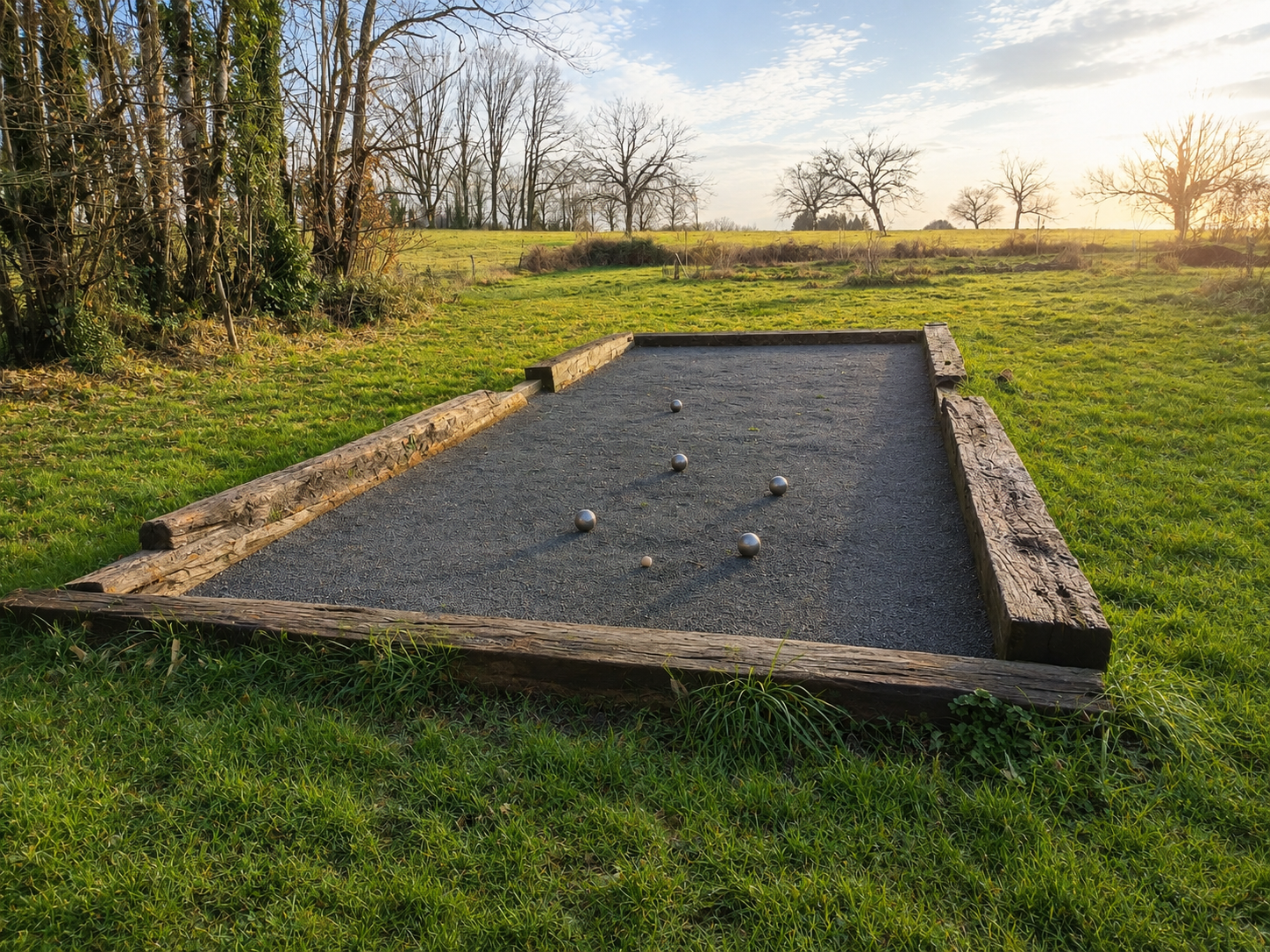 Terrain de pétanque du domaine