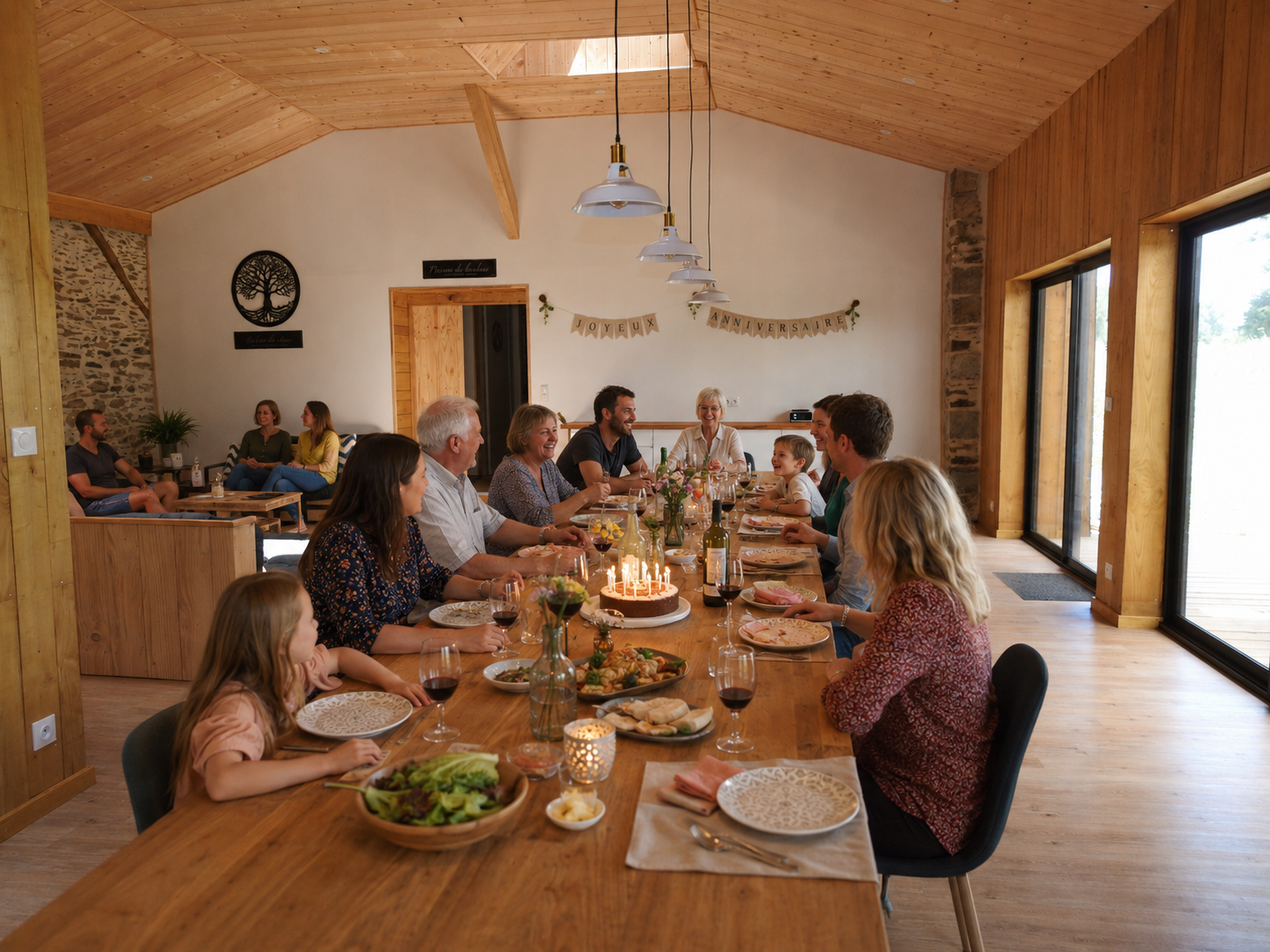 Anniversaire à la campagne